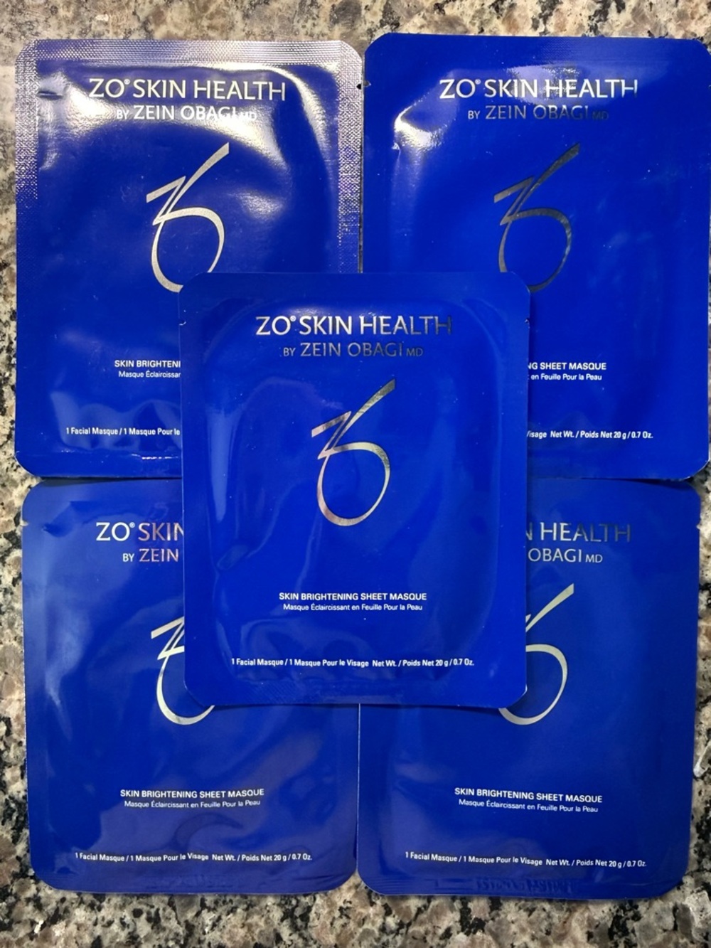 ZO Skin Health Skin Brightening Sheet Masque — Blue (Single-Use)